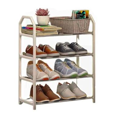 Imagem de Sapateira Organizadora 4 Andares 8 Pares Desmontável para Sala Quarto Hall de Entrada Multiuso