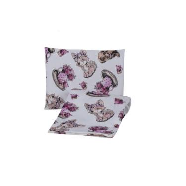 Imagem de Kit Lençol Infantil Solteiro 2 Peças 100 Algodão - Guilherme Enxovais,