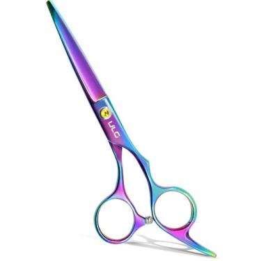 Imagem de Tesoura para cortar cabelo ULG Professional 16,5 cm Rainbow