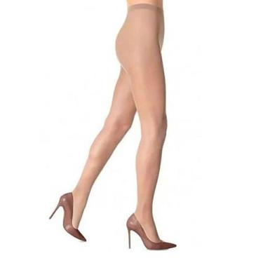Imagem de Meia Calça Feminina Lupo Fio 15 Class Fina - 5760001, Bege, M