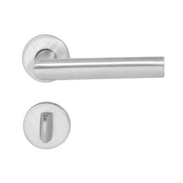 Imagem de Fechadura Lafonte 892 St2 55mm Banheiro Roseta Inox Lixado, Inox Lixad