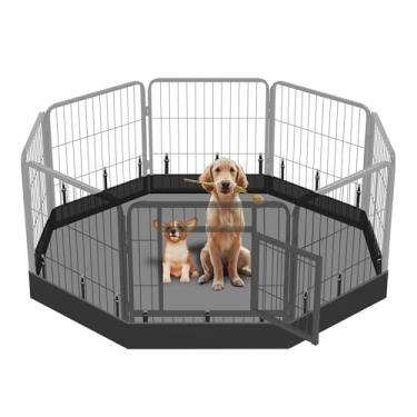 Imagem de THINMUHAND Base Para Cercadinho De Cachorro, Adequada Para Cercadinho De Metal De 24" Com 8 Painéis, Cercadinho Para Animais De Estimação, Almofada Para Caixa De Cachorro, Cercadinho Para Filhotes,