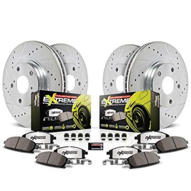 Imagem de Kit de freio Power Stop K6808-26 dianteiro e traseiro Z26 Street Warrior Ford