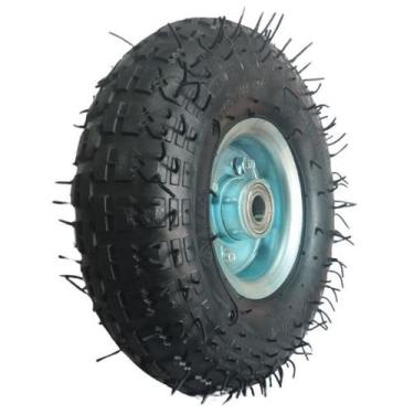 Imagem de Roda para Carrinho Carga 350-4 Eixo 17mm 4 Lonas Reforçado - Schioppa
