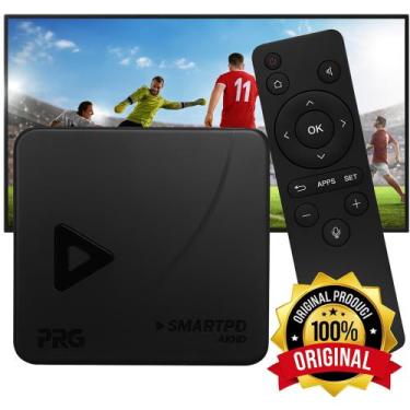 Imagem de TV Box 4k smart tv Wi fi Android google play anatel - PRO ELETRONIC