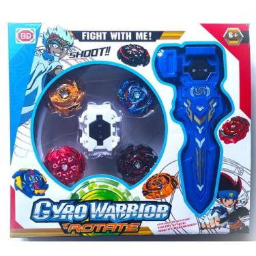 Imagem de Booster Beyblade Burst Storm Gyro B-105 com 4 Beyblades - Lightbek Off