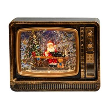 Imagem de Vaveren Caixa de Música de Papai Noel de Natal com Luz para Lojas de Casamento de Ano Novo