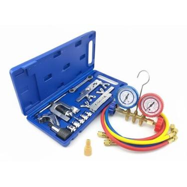 Imagem de Kit Refrigeração Flangeador Manifold R22 1 Adaptador R410a - Refrigera