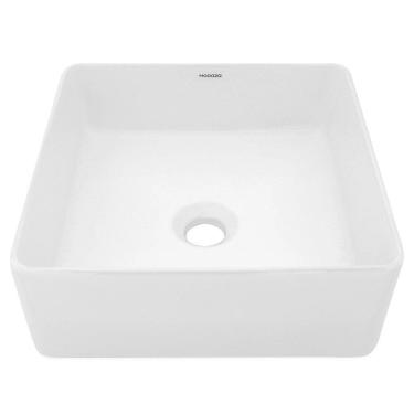 Imagem de Cuba de Apoio Quadrada Modaza Bella Slim, Branca