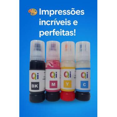 Imagem de Refil Tintas Compativel Epson 504 544 Para L3150 L3250 L4150 L4160 L42