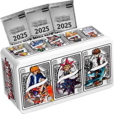 Imagem de Yugioh Lata 2025 Mega Pack Cartas Yugi Kaiba Joey Booster Português Ko