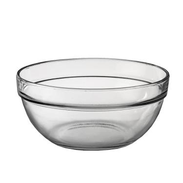 Imagem de Bowl Saladeira Fruteira Tigela Vidro Transparente 1100Ml