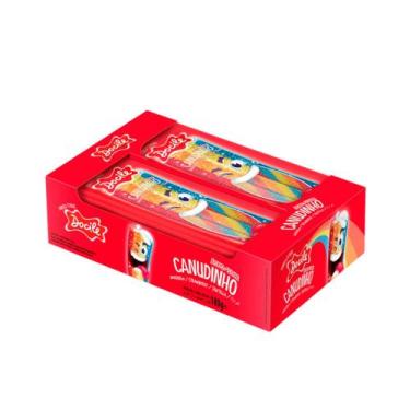 Imagem de 12 Un Regaliz Canudinho Colorido Morango Cítrico 15g, Bala, Doce - Doc
