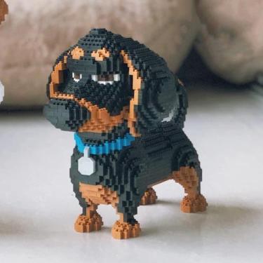 Imagem de Brinquedo Building Block Animal Dogs Micro Mini Block 2100 unidades - 