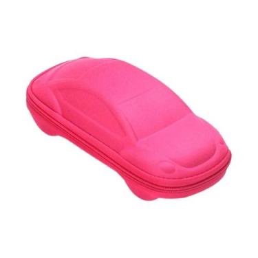 Imagem de Estojo Para Óculos Em Forma De Carro Para Crianças Com Fecho, Caixa De