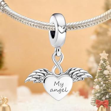 Imagem de 1 peça prata elegante itinerário de viagem berloque para mulheres, faça você mesmo e roupa diária combinando joias decoração presente para mamãe, 15.6*19.35mm, Prata, Sem Pedra Preciosa