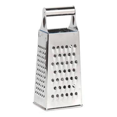 Imagem de Ralador Legumes Multifuncional Tradicional Em Inox 4 Faces