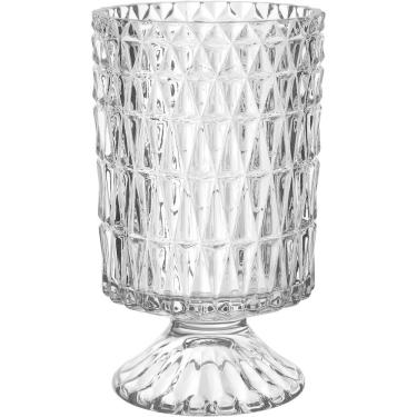 Imagem de Vaso Decorativo Planta Redondo Home&co Com Pé Vidro