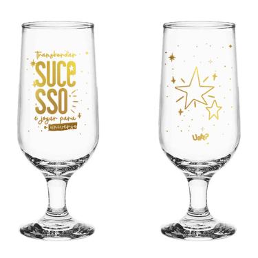 Imagem de Taça de Cerveja Decorada - 310ml TAÇA DE CERVEJA - DESEJAR O BEM SUCESSO