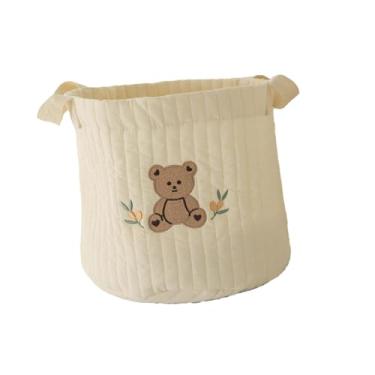 Imagem de Esquirla Organizador de mesa para troca de fraldas de bebê, portátil, bolsa de armazenamento, suporte para brinquedos para churrasco, viagem, carro, Urso Sentado Grande