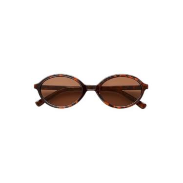 Imagem de Óculos de Sol Blogueira Feminino Vintage Moda Armação Solar (Tartaruga)