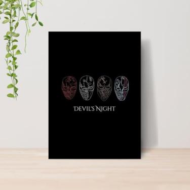 Imagem de Genérico, Quadro Devils Night Dark Romance A4 | Placa MDF 19