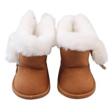 Imagem de Botas de boneca Sunportzida Botas de neve para boneca americana de 18 