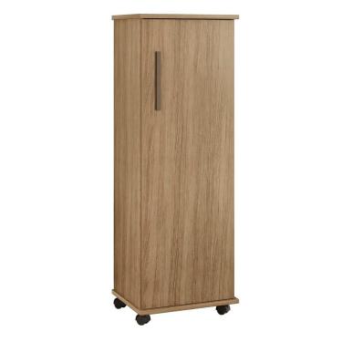 Imagem de Armário Multiuso Olinda 1 Porta 4 Prateleiras Cinamomo