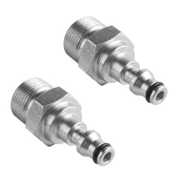 Imagem de 2 peças de lavadora de pressão de conexão rápida prata atualizada 2025 - adaptador de mangueira para Vax, peças e acessórios de lavadora de pressão de inserção rápida M22
