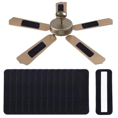 Imagem de arricraft 12 filtros de ventilador de teto para lâminas, purificadores de ar de carvão ativado de algodão para escritório, cozinha, contaminantes domésticos comuns, 24 x 8 x 0,5 cm