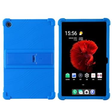 Imagem de Oneyijun Capa para tablet Alldocube iPlay 50/50 Pro de 10,4 polegadas, silicone macio, ajustável, à prova de choque, capa protetora (azul escuro)