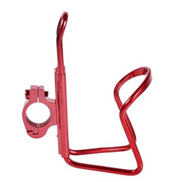 Imagem de Suporte de Copo para Motocicleta, Adaptador de Garrafa, Enorme Capacidade de Rolamento, Evita Deformação, Liga de Alumínio Leve para Bicicletas e Motocicletas (Vermelho)