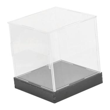 Imagem de menolana Vitrine de acrílico transparente empilhável para exibição de brinquedos, lembrancinhas e itens de coleção, Bottom H 10 Cm, Base 20cm X 10cm