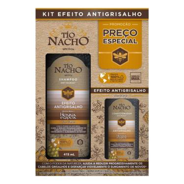 Imagem de Kit Tío Nacho Efeito Antigrisalho Shampoo Antiqueda 415ml e Condicionador Antiqueda 200ml