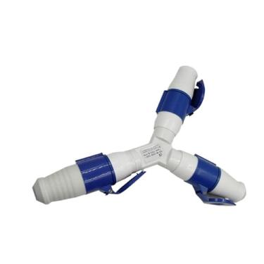 Imagem de 1013/1023 Tomada industrial multifuncional de três vias em forma de Y à prova d'água 3 núcleos 4 núcleos 5 núcleos 16A32A (1023 2 3 núcleos 32a conjunto de união)