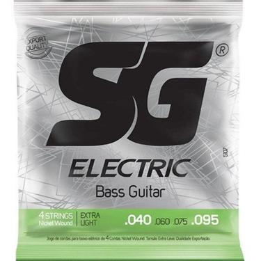 Imagem de Encordoamento Corda 040 Contra-baixo 4 Cordas Sg Níquel