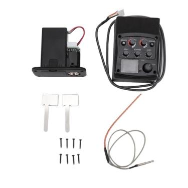 Imagem de Pedal de pré-amplificador de guitarra acústica Equalizador de alta sensibilidade Equalizador Captador de guitarra Pedal de efeitos de guitarra digital para gravação de performance