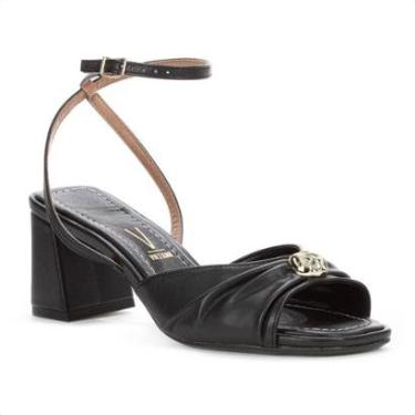 Imagem de Sandália Vizzano Tamanco Salto Médio Preto - Feminino-Feminino