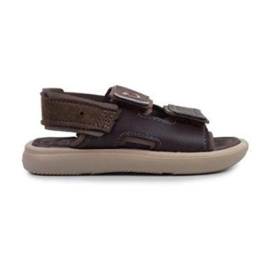 Imagem de Sandália Infantil Masculino Cartago Mini III Marrom - 12461-Masculino