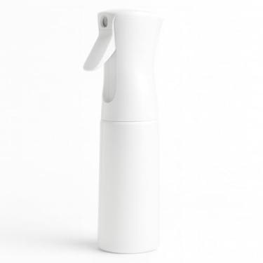 Imagem de Borrifador Spray de Névoa Contínua 200ml Refilável para Cabelos, Plantas e Limpeza – Jato Fino e Uniforme (BRANCO)