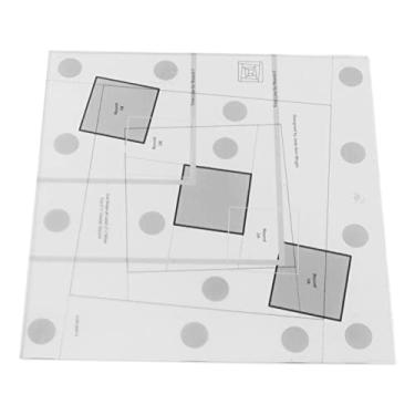 Imagem de YOUTHINK Régua de Colcha de Cabine de Toras, Régua de Acolchoamento de Acrílico Transparente, Ferramenta de Acabamento Antiderrapante para Acolchoamento, Perfeita para Artesanato DIY e Criação de Padrões (Acrílico 2)