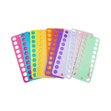 Imagem de shamjina Organizador de Linhas de Bordado com 10 Peças, Estojo de Armazenamento para Artesanato, Ferramenta Compacta para Organização de Linhas de Costura e