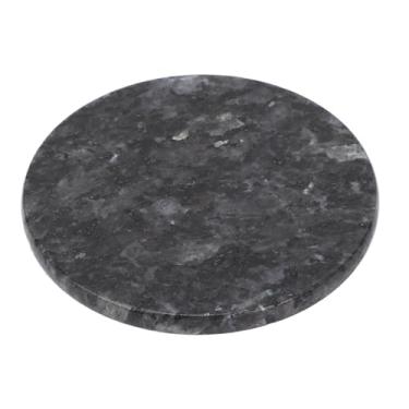 Imagem de Porta-copos de quartzo isolado para copos, pedra decorativa elegante e elegante para festa de casamento, escritório em casa, mesa de jantar, porta-copos de cristal, textura (Preta)