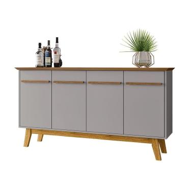 Imagem de Aparador Buffet Opala Cinamomo Com Off-white - Bechara