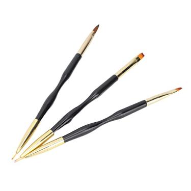 Imagem de CUOFYUNL Conjunto de pincéis para arte em unhas, profissional, salão de beleza, pintura de unhas, desenho, forro, pincel para artistas de unhas novatos