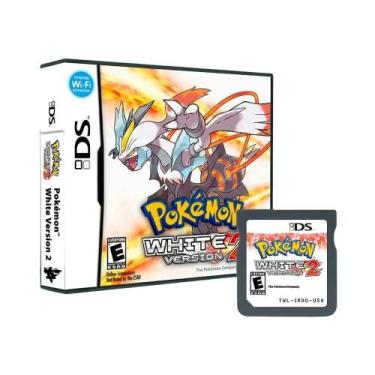 Imagem de Cartão Combinado Pokémon Preto E Branco Com Caixa Cassete Para DS NDS 