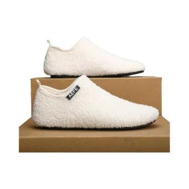 Imagem de Chinelos De Inverno Masculinos Quentes E Macios Com Suporte Para Arco 