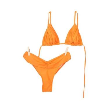 Imagem de Conjunto De Biquíni De Corte Alto Para Mulheres, Moda Sexy Com Bandage