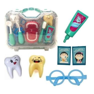 Imagem de Brinquedo Maleta Dentista Grande Com Acessorio Pakitoys 1272 - Paki To