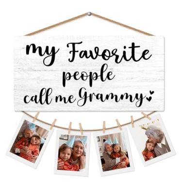 Imagem de CGBHW Melhor porta-retratos de presente de Grammy para parede, presente de aniversário para vovó, agradecimento, avó, presente de netos, netos, exibição de fotos pendurada